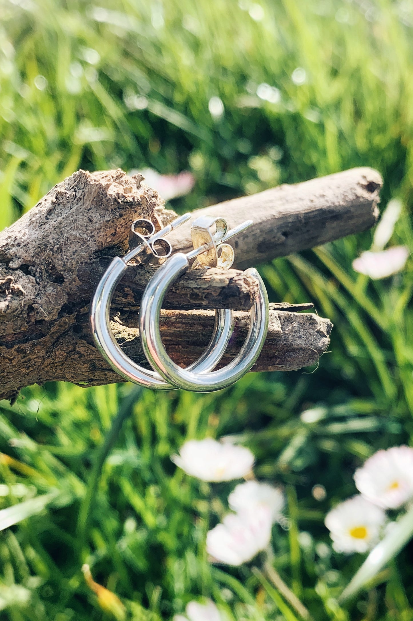 Solid Silver 925 Sterling Hoops Handmade in West Cork Ireland